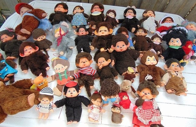 Verzameling/Collectie Monchhichi Aapjes, Ophalen of Verzenden