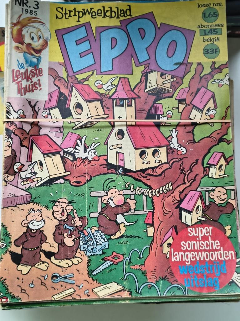 Eppo jaargangen 1981 t/m 1984, Gelezen, Complete serie of reeks, Diverse auteurs, Ophalen of Verzenden