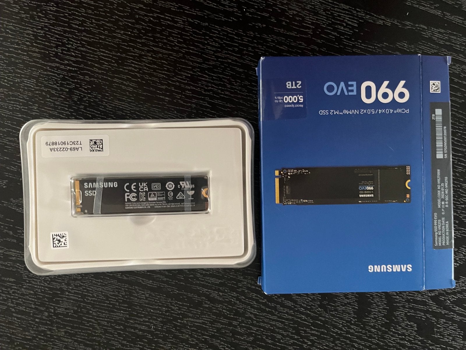 Samsung 990 Evo, Computers en Software, Harde schijven, Ophalen, Zo goed als nieuw, Desktop, USB