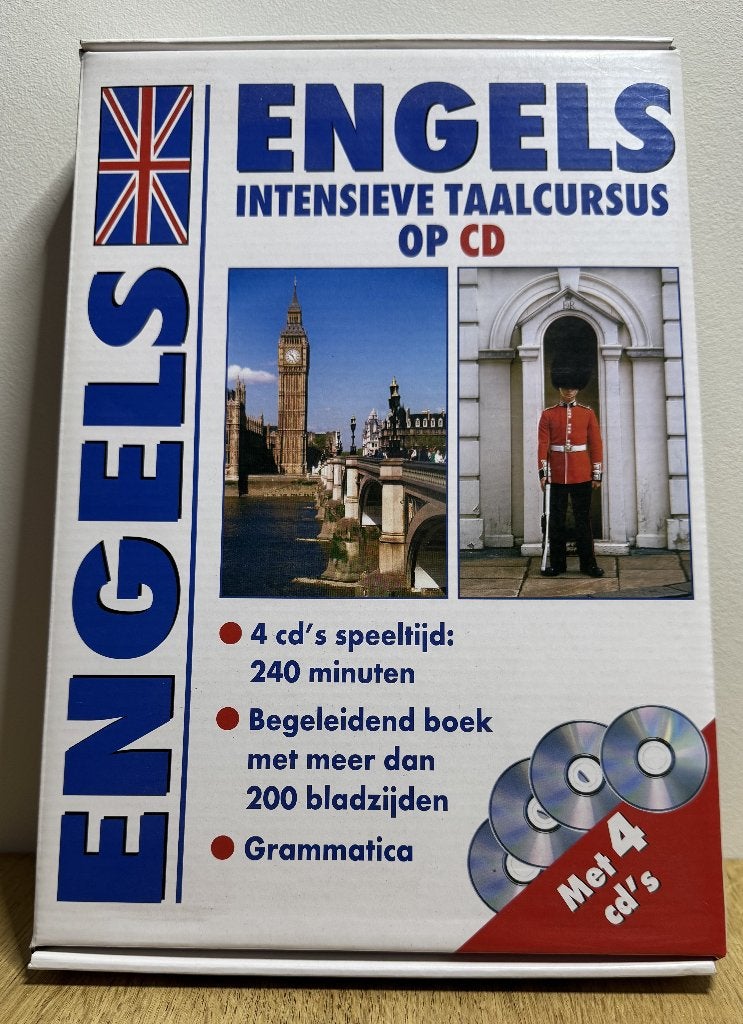 Engels intensieve taalcursus op cd 4 cd's, Ophalen of Verzenden, Gelezen