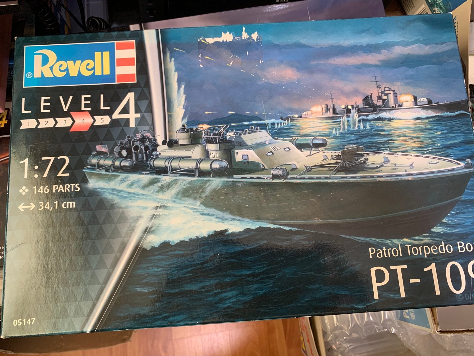 Patrol Torpedo Boat PT-109 schaal 1:72 nieuw geseald, Ophalen of Verzenden, Nieuw, 1:50 tot 1:200, Revell