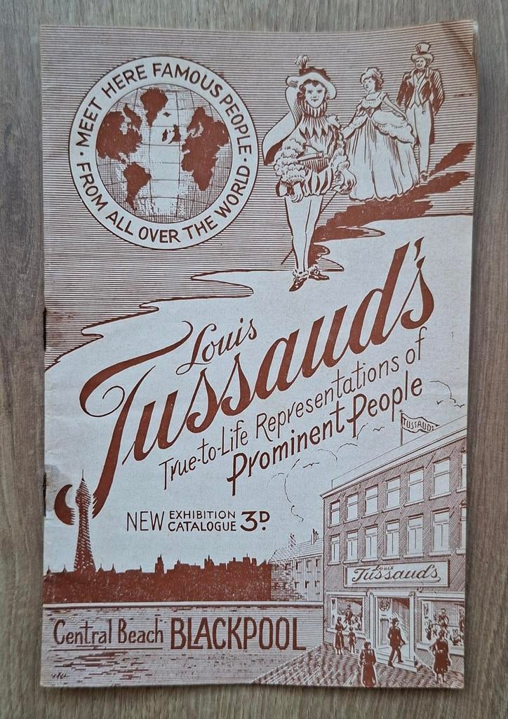 Catalogus wassen beelden museum blackpool, Ophalen of Verzenden