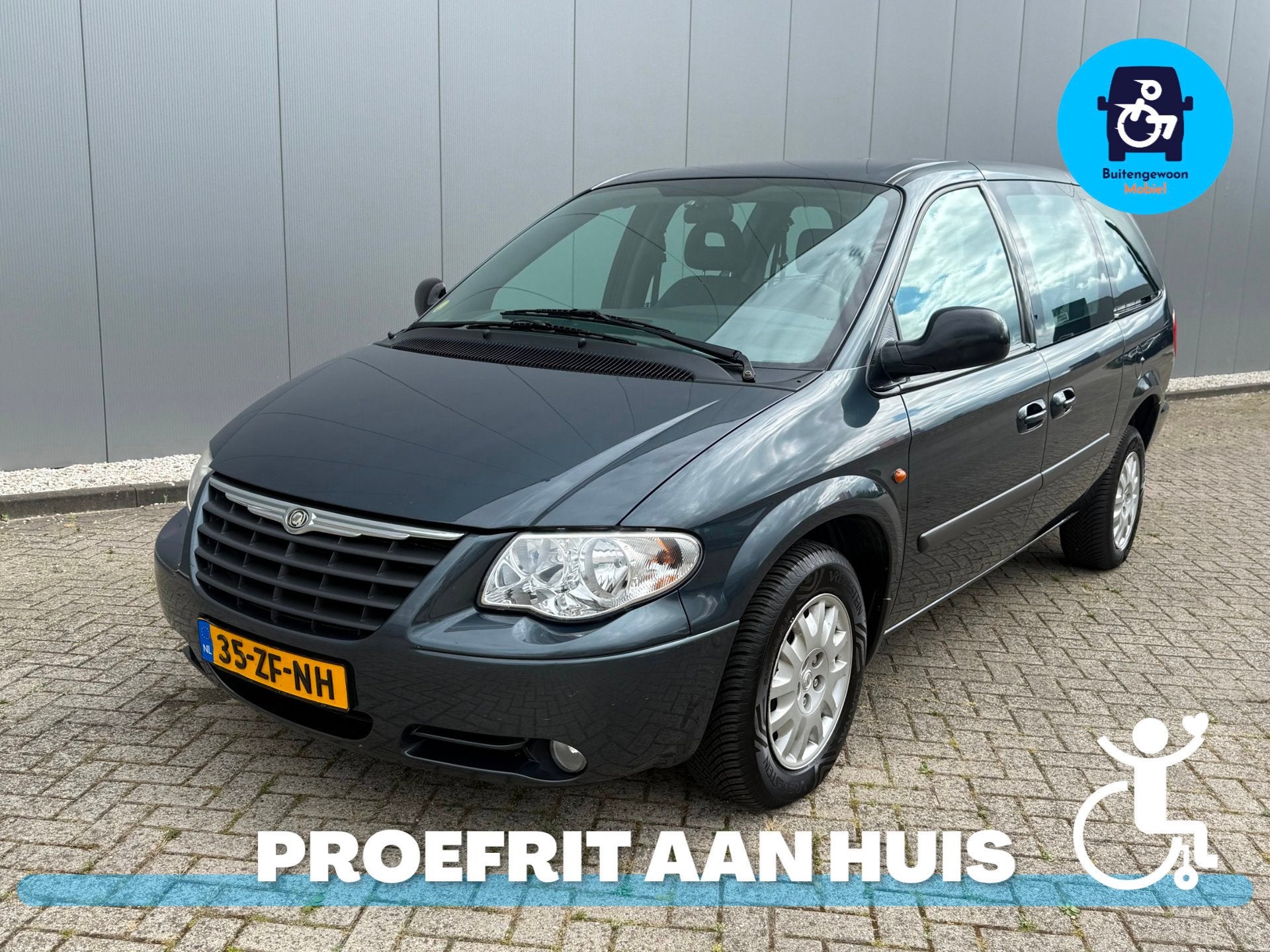 Chrysler Grand Voyager Rolstoelauto Bodemverlaging Rolstoelb, Auto's, 3301 cc, Gebruikt, Startonderbreker, Grand Voyager