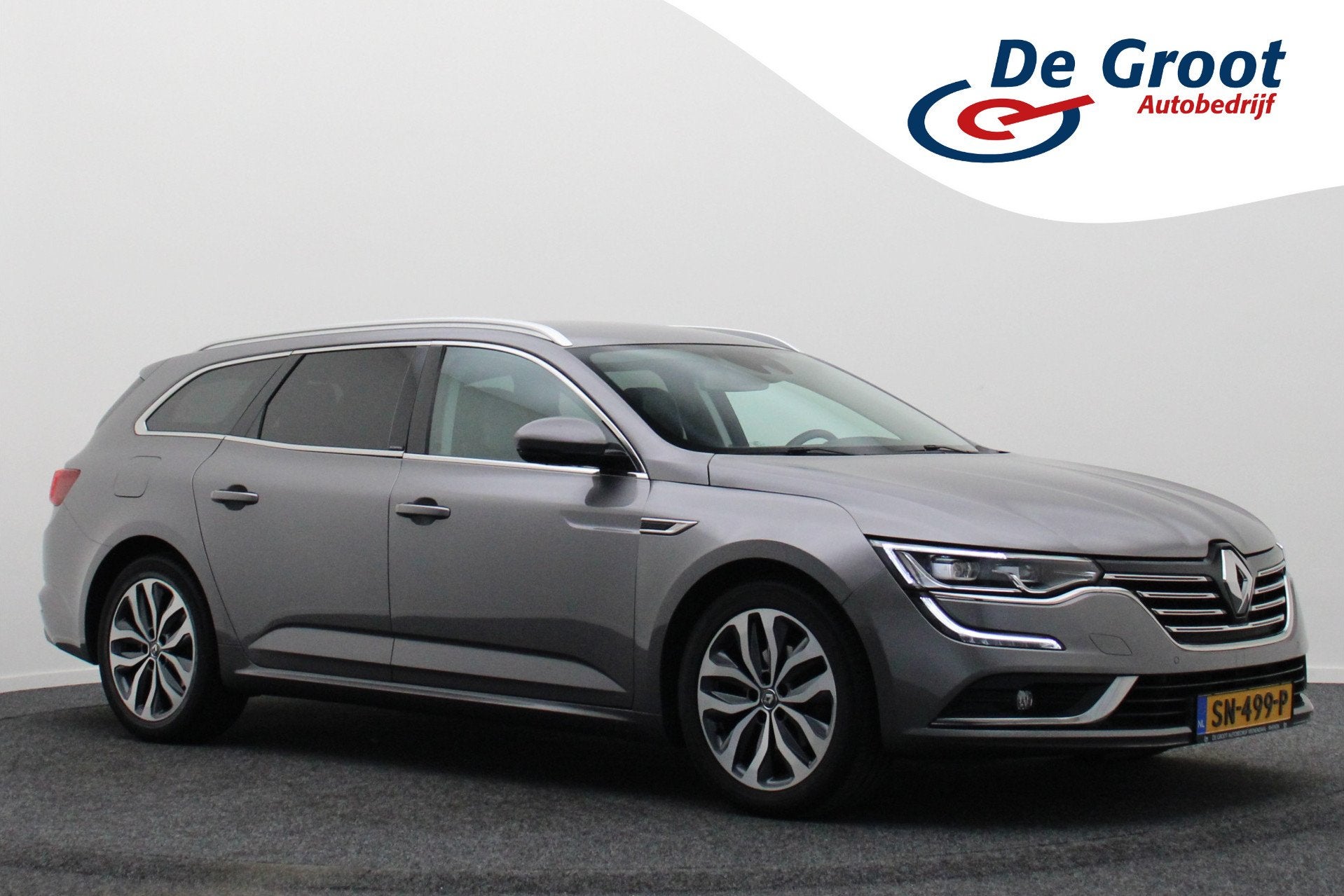 Renault Talisman Estate 1.6 TCe Intens Automaat Camera, Appl, Auto's, 1618 cc, Gebruikt, 4 cilinders, Leder en Stof