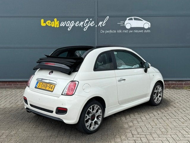 Fiat 500 C 0.9 TwinAir 500S Cabrio *alcantara *toponderhoud, Auto's, Fiat, Euro 5, 86 pk, Gebruikt, Cabriolet