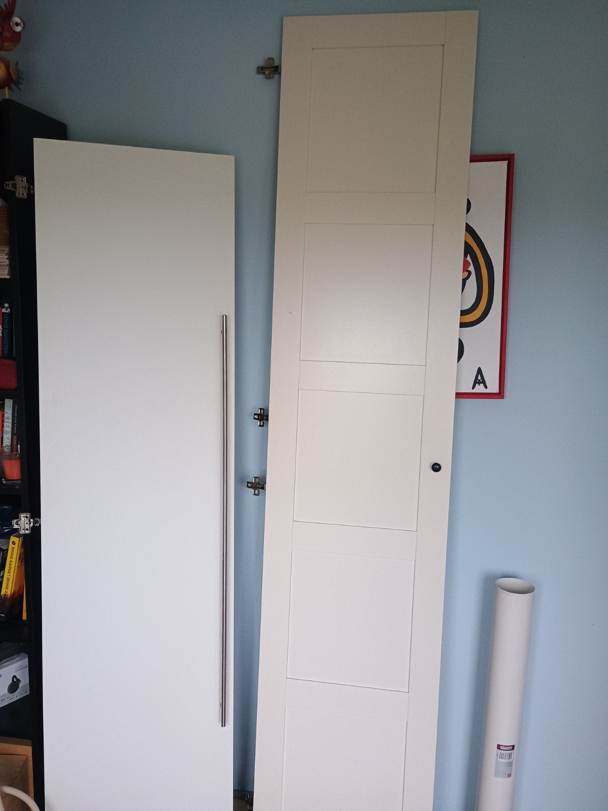Twee Ikea Pax deuren: 2.29m en 2.00m hoog, Ophalen, Gebruikt