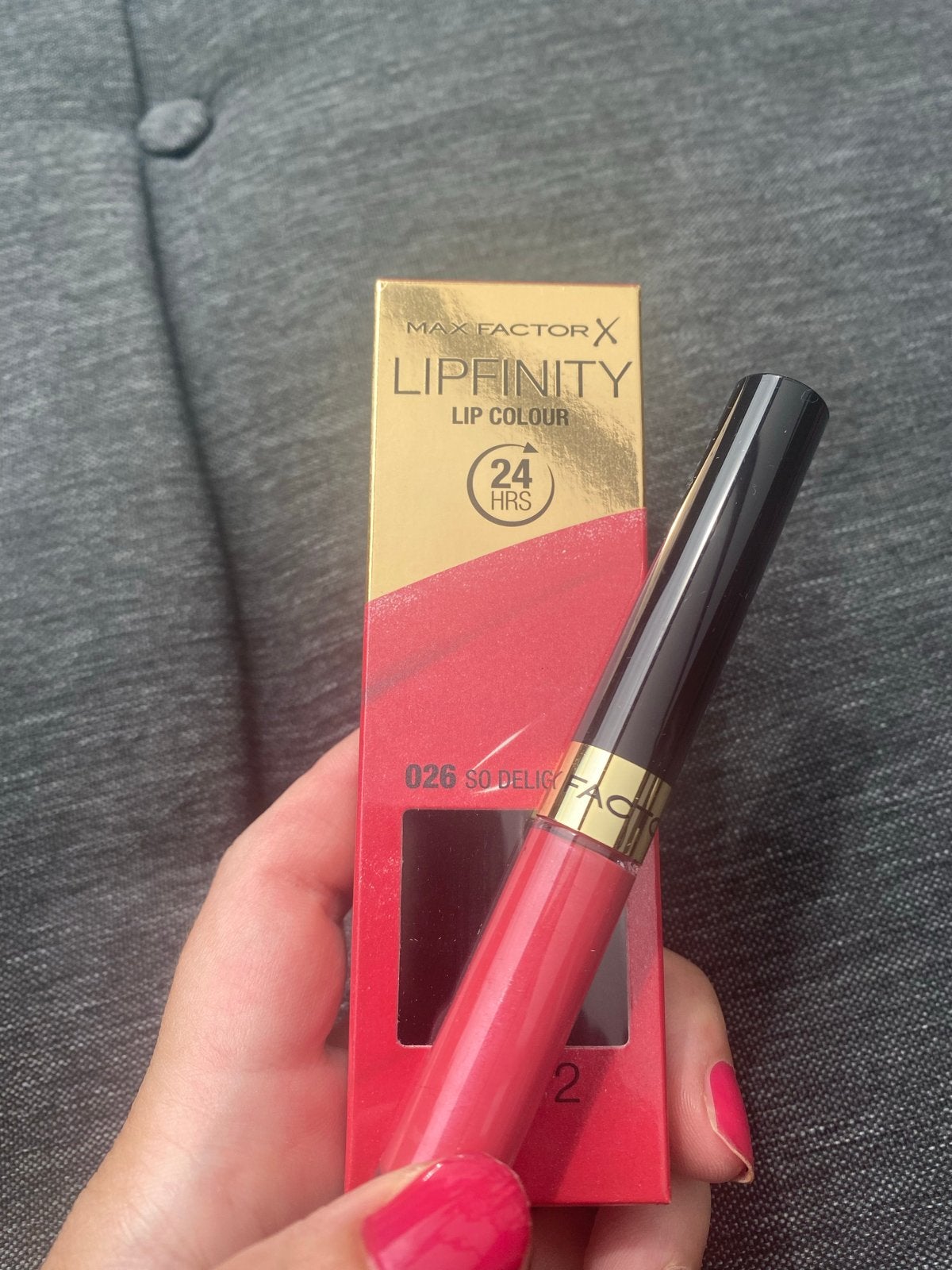 Max Factor Lipfinity Lip Colour nr. 026 So Delightful, Lippen, Verzenden, Nieuw, Make-up