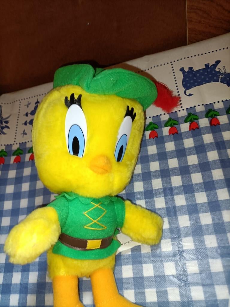 Tweety knuffel Robin Hood 31 cm groot.., Ophalen of Verzenden, Zo goed als nieuw, Overige typen