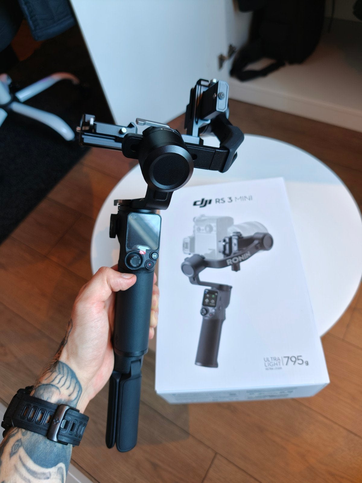 DJI RS3 Mini, Audio, Tv en Foto, Fotografie | Statieven en Balhoofden, Gebruikt, Gimbal, DJI, Ophalen of Verzenden