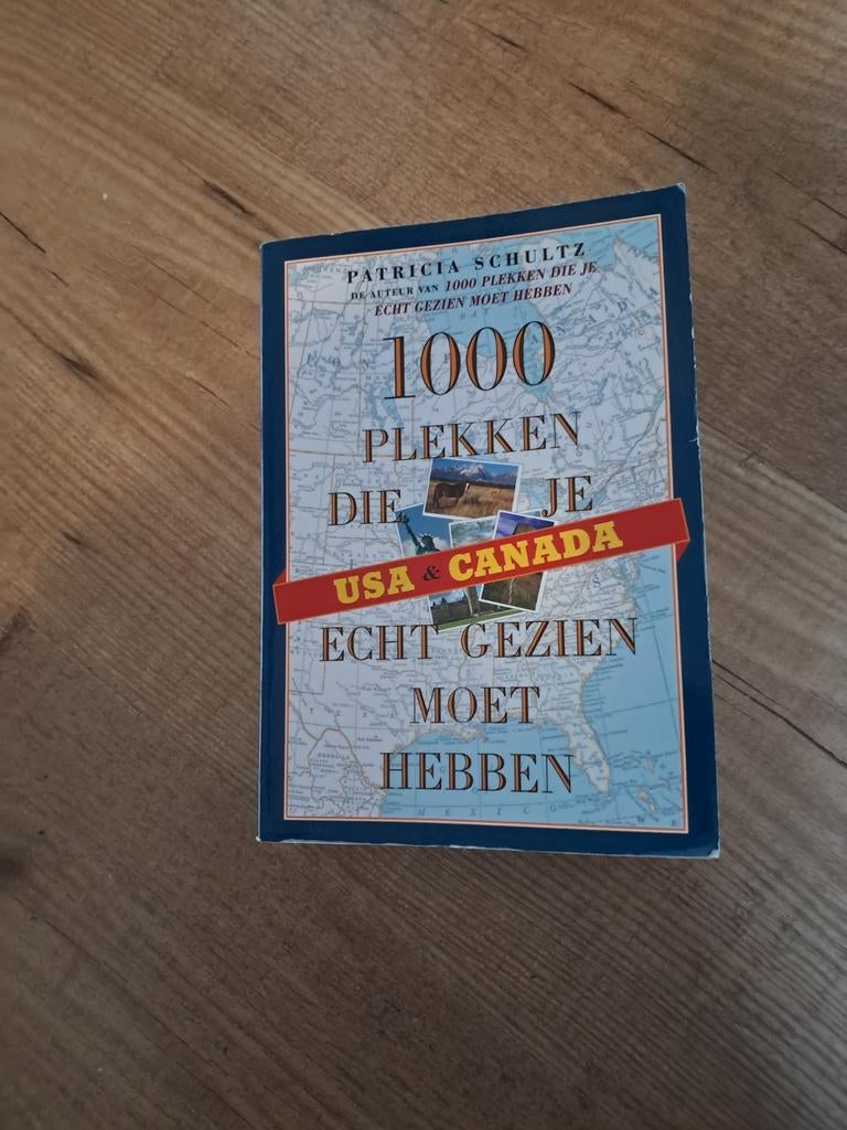 1000 Plekken die je echt gezien moet hebben USA & Canada, Boeken, Overige merken, Zo goed als nieuw, Reisgids of -boek, Noord-Amerika