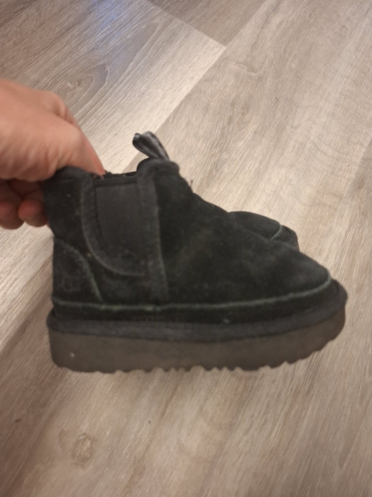 Zwarte UGG laarsjes maat 22 boots, Gebruikt, UGG, Jongetje of Meisje, Laarsjes