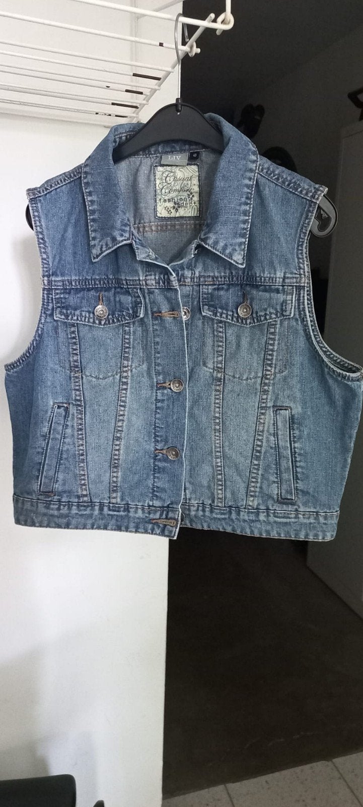 Giletje dames kleding, Maat 38/40 (M), Blauw, Ophalen of Verzenden, Zo goed als nieuw