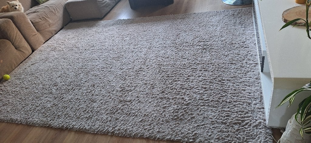 Vloerkleed, Huis en Inrichting, Ophalen, Gebruikt, Fluffy, 200 cm of meer