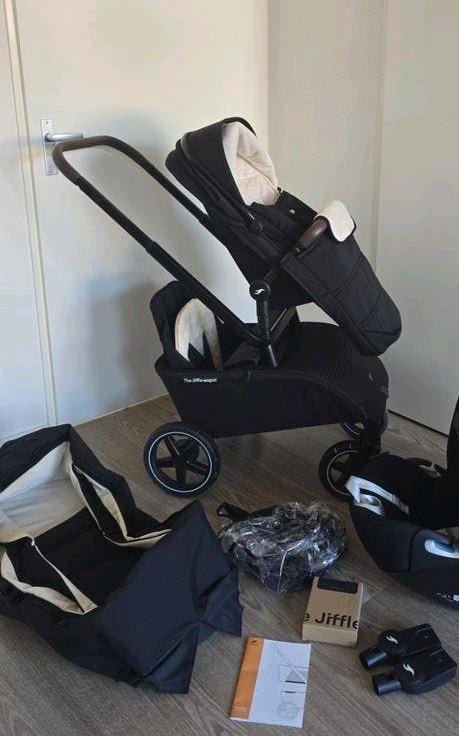 Jiffle wagon (Duo)kinderwagen + bolderkar, Met autostoeltje, Zo goed als nieuw, Combiwagen, Ophalen