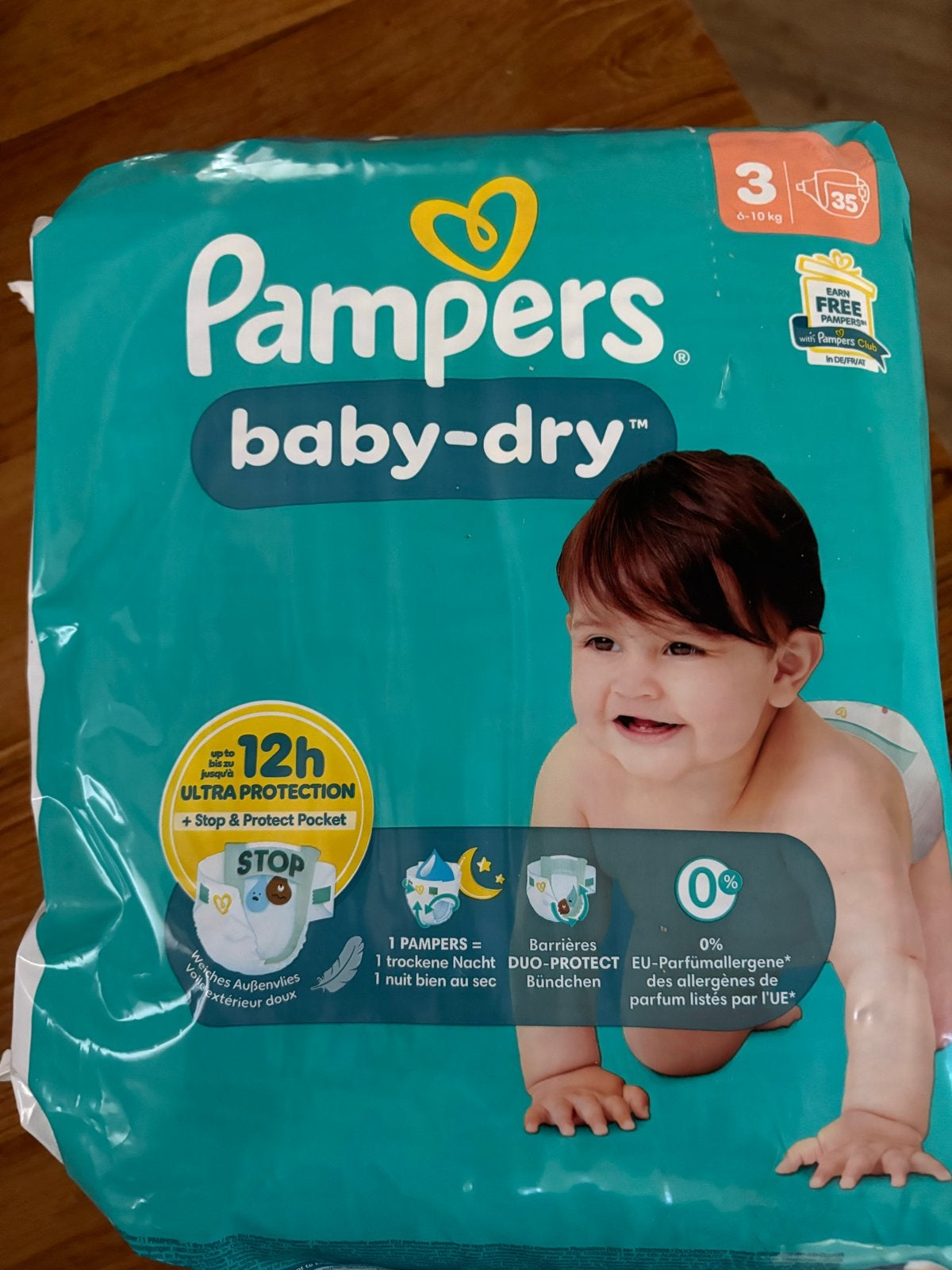 Pampers Baby-Dry Luiers Maat 3 (4-10 kg) - 35 stuks, Ophalen, Nieuw