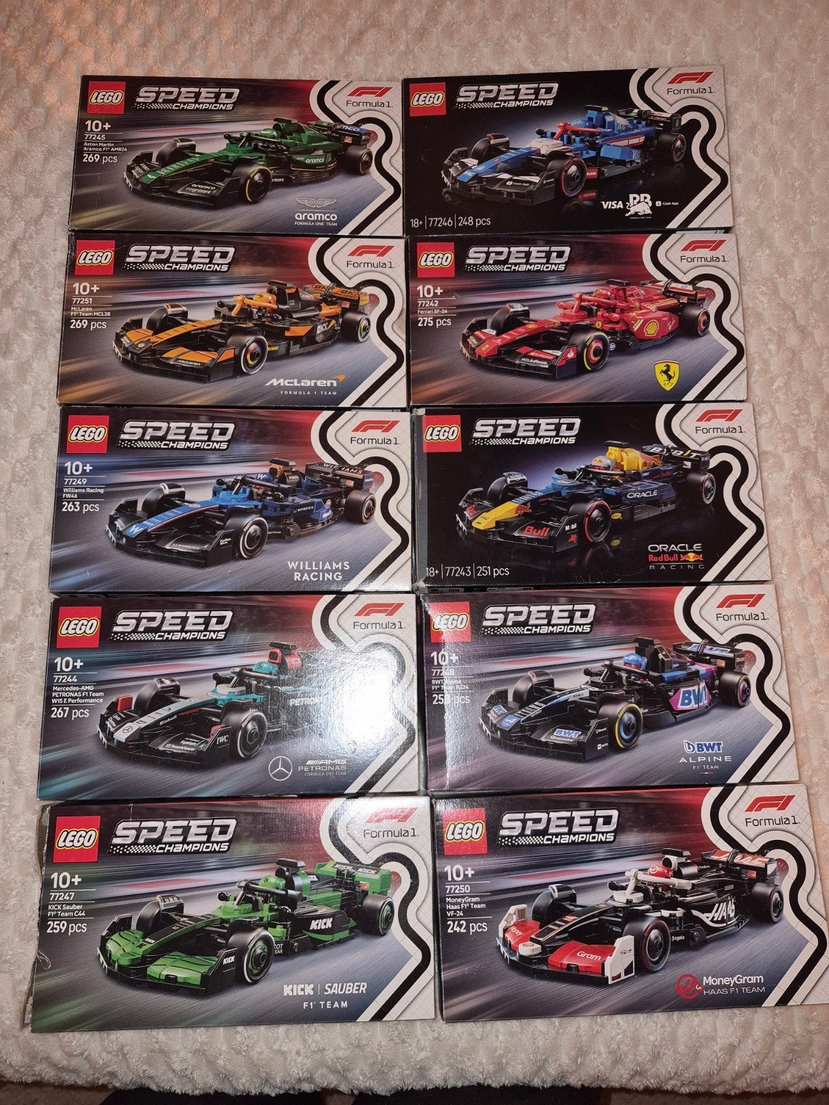 Lego Formule 1 Speed Champions, Ophalen of Verzenden, Gebruikt