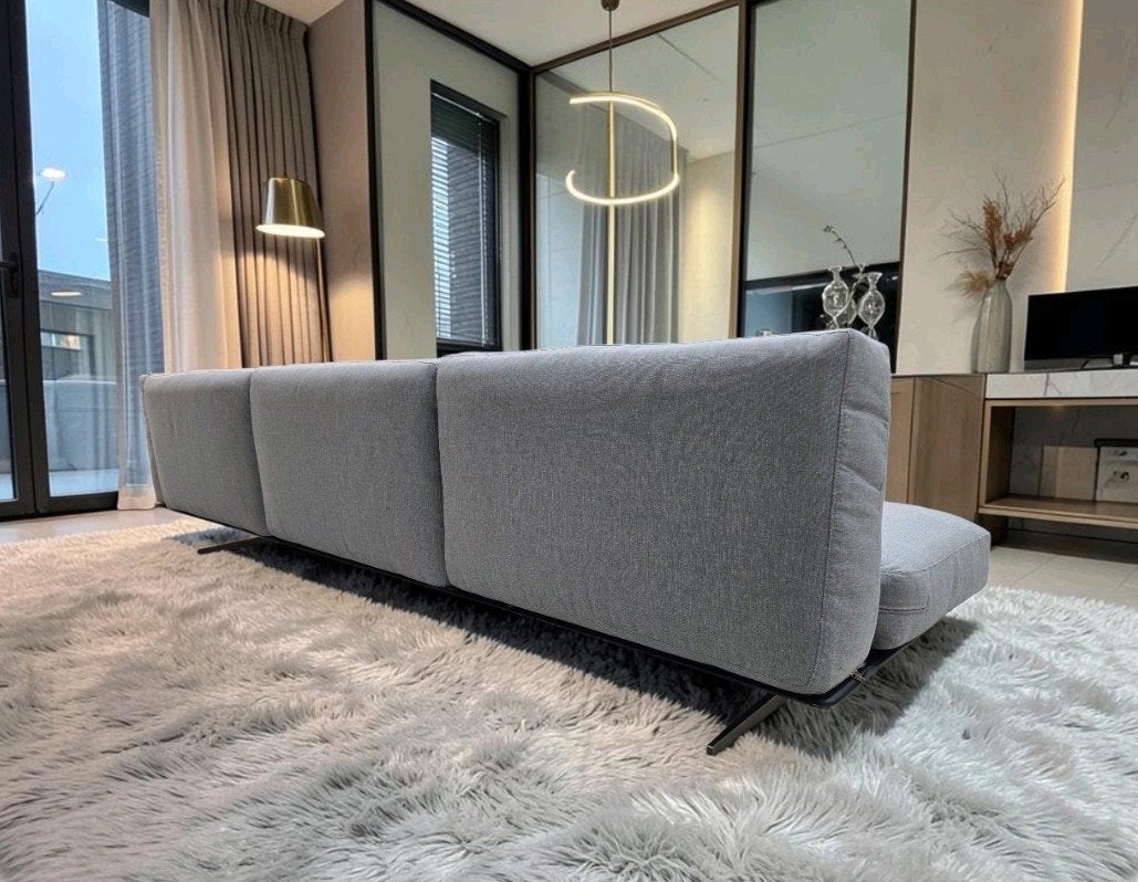 Flexform Softdream design bank 275cm Antonio Citterio, Ophalen of Verzenden, Leer