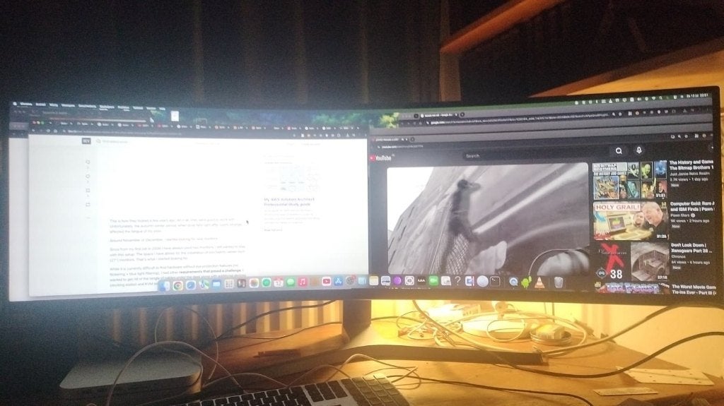 Samsung UltraWide scherm LS49A950UIUXEN, Gaming, Gebruikt, 3 tot 5 ms, 101 t/m 150 Hz