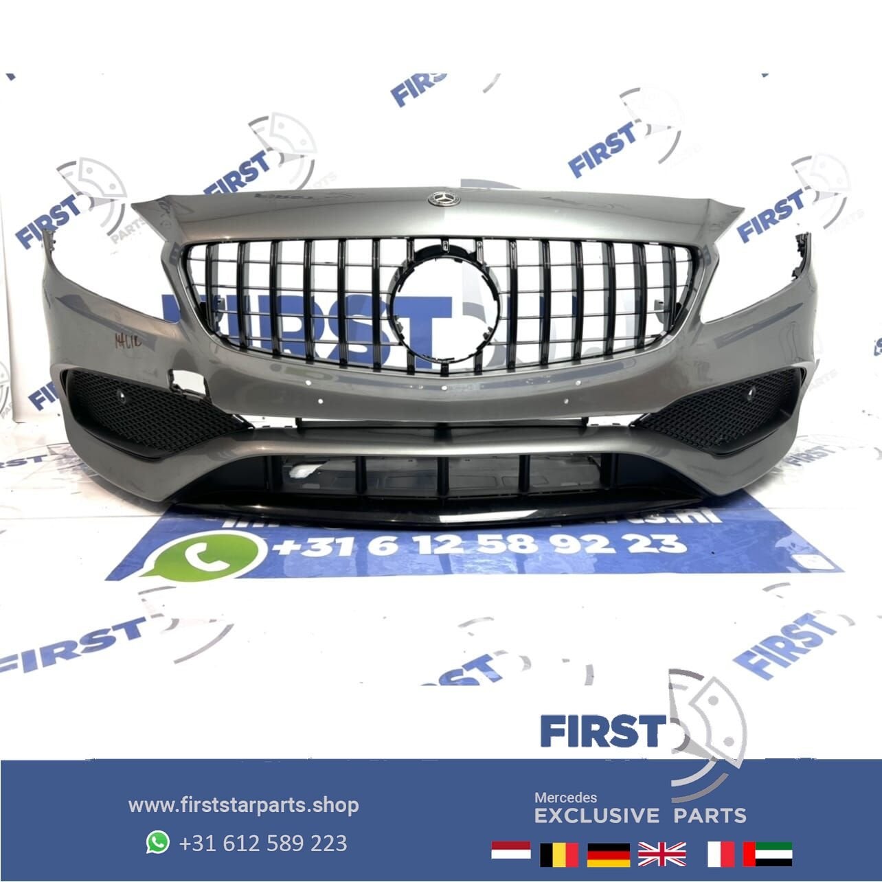 W176 AMG VOORBUMPER  + GT PANAMERICANA GRIL Mercedes A Klass, Gebruikt, -, Voor, Ophalen of Verzenden