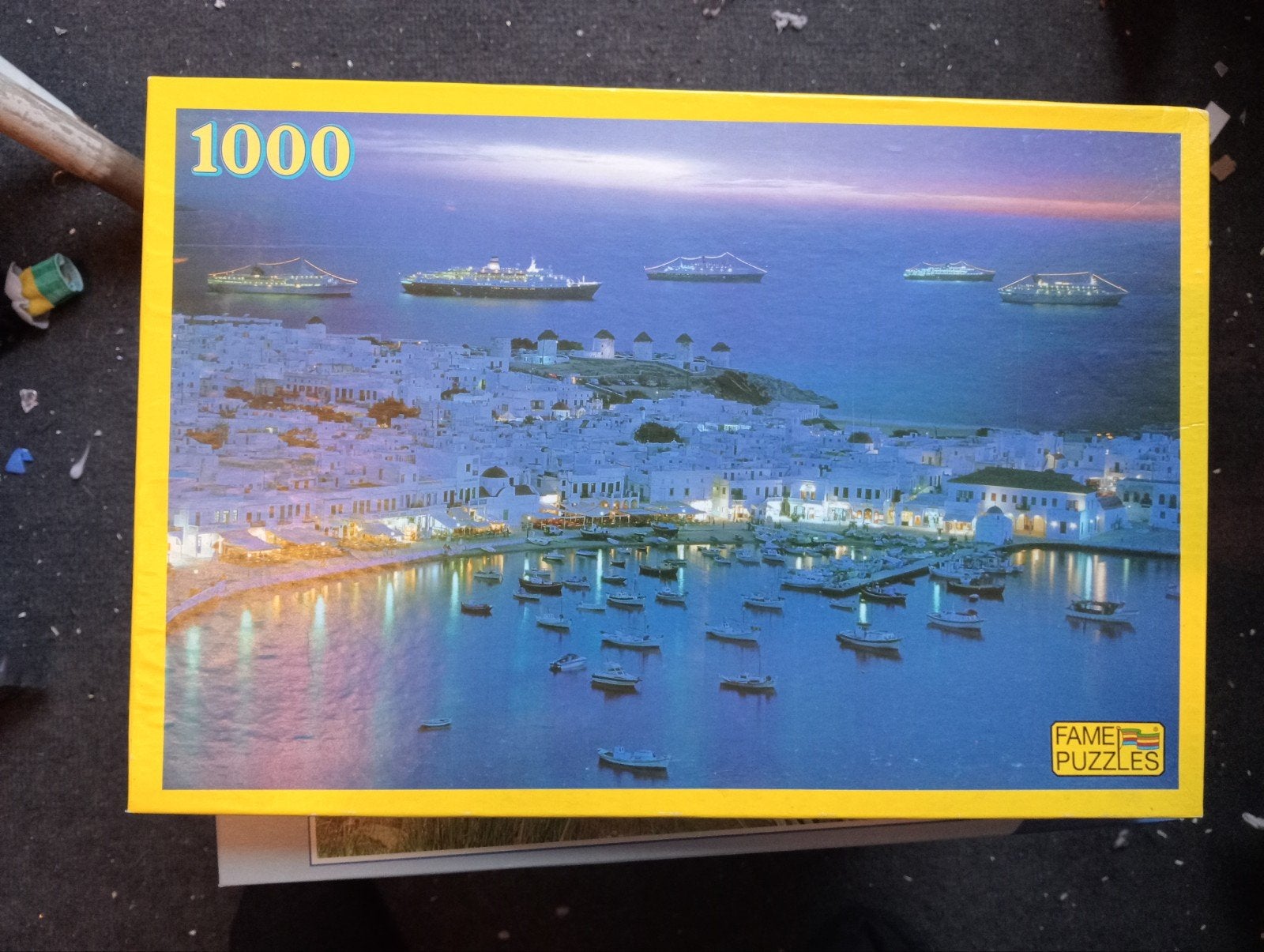 Puzzel Verlichte Stad, Hobby en Vrije tijd, Ophalen of Verzenden, 500 t/m 1500 stukjes, Zo goed als nieuw, Legpuzzel