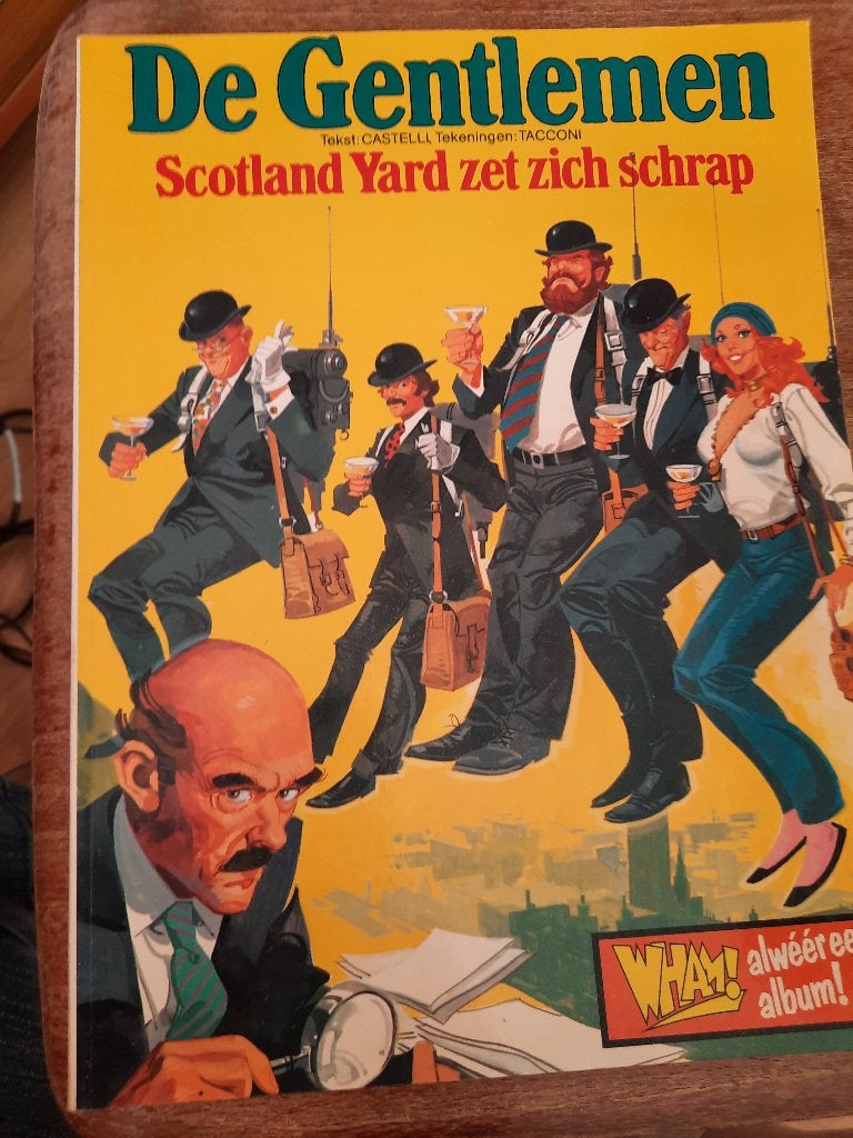 De Gentlemen, Scotland Yard zet zich schrap, Boeken, Eén stripboek, Ophalen of Verzenden