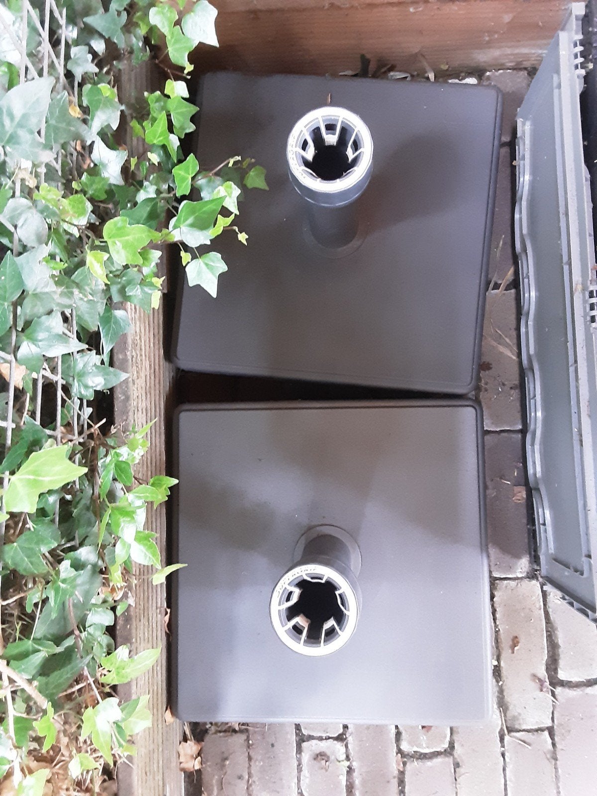 Parasolvoet set van 2 stuks, Tuin en Terras, Parasols, Ophalen, Minder dan 1 meter, Parasolvoet