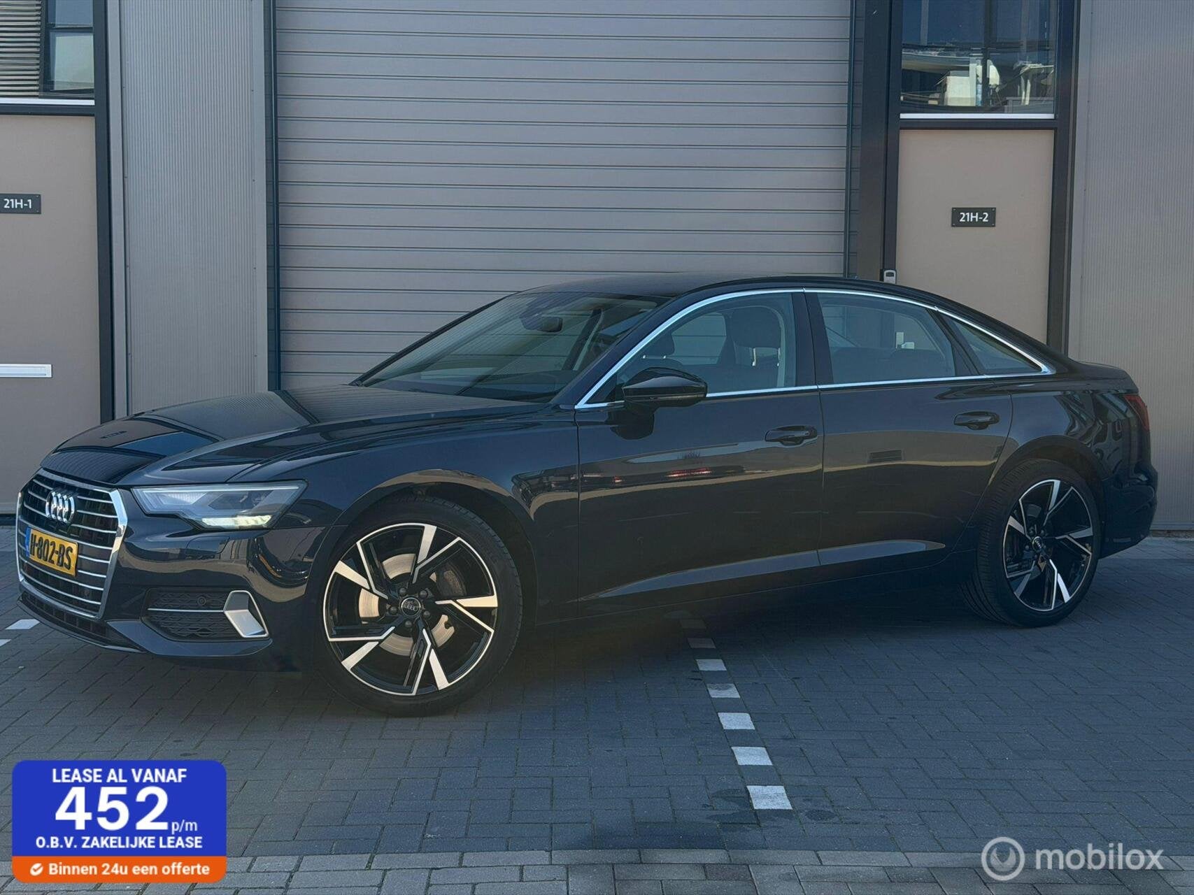 Audi A6 Limousine 45 TFSI Sport Memory / StoelV / Key / LED, Auto's, Gebruikt, Euro 6, 4 cilinders, Blauw