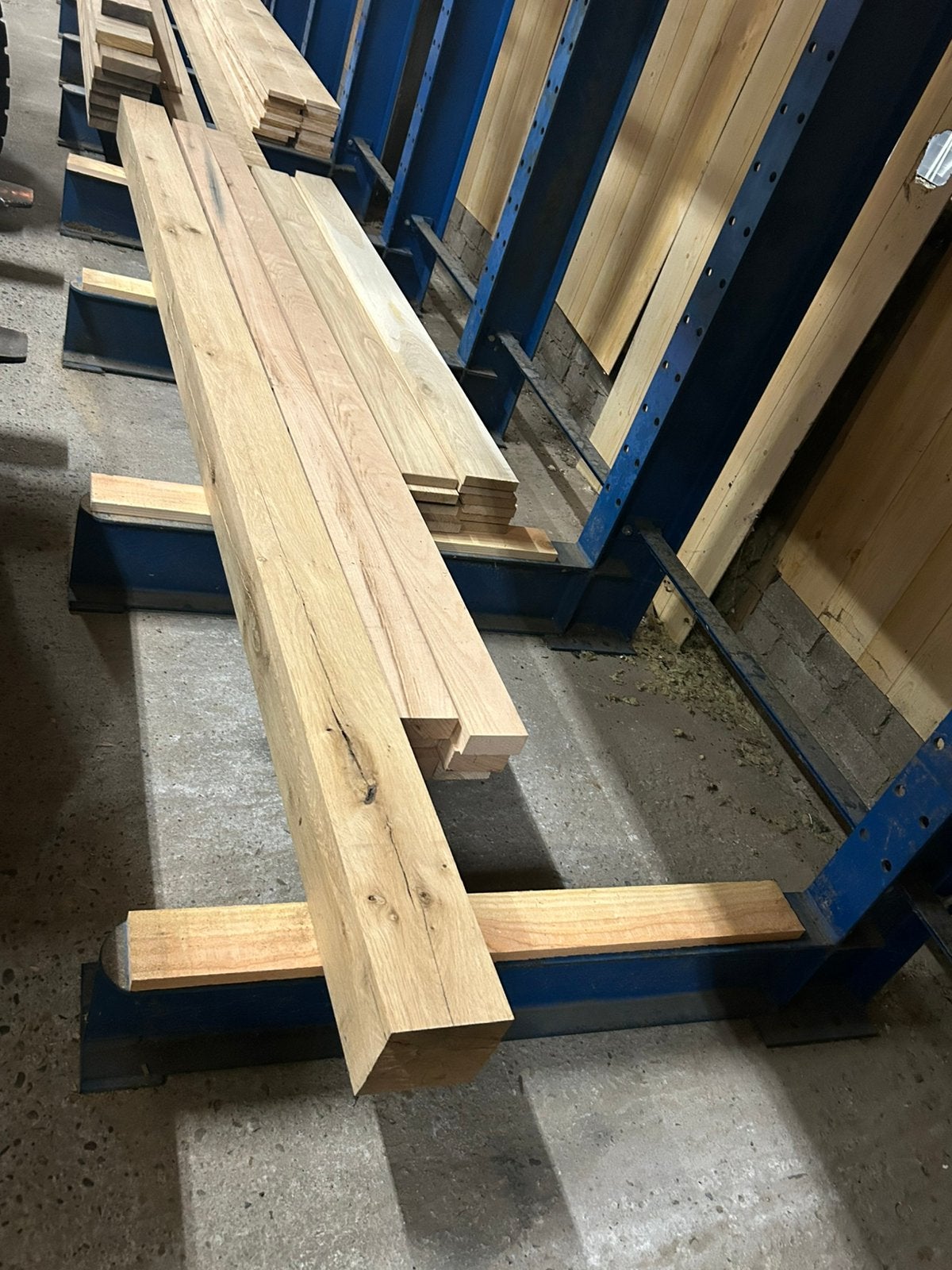 Eiken paal 145x145x3500mm geschaafd, Ophalen, Zo goed als nieuw, 250 cm of meer, Palen