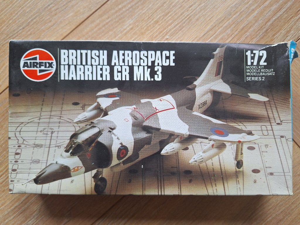 1:72 1/72 Airfix British Aerospace  Harrier GR Mk 3, Hobby en Vrije tijd, Overige merken, 1:72 tot 1:144, Ophalen of Verzenden