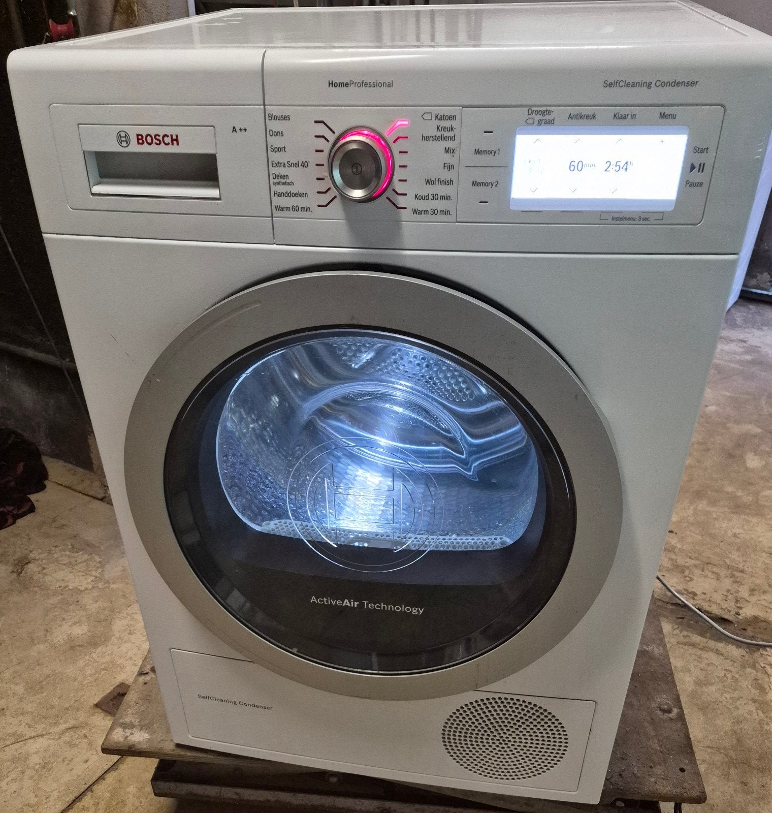 Bosch home professionele warmtepompdroger A ++ ,8kg, Ophalen, Minder dan 85 cm, Overige typen, 8 tot 10 kg