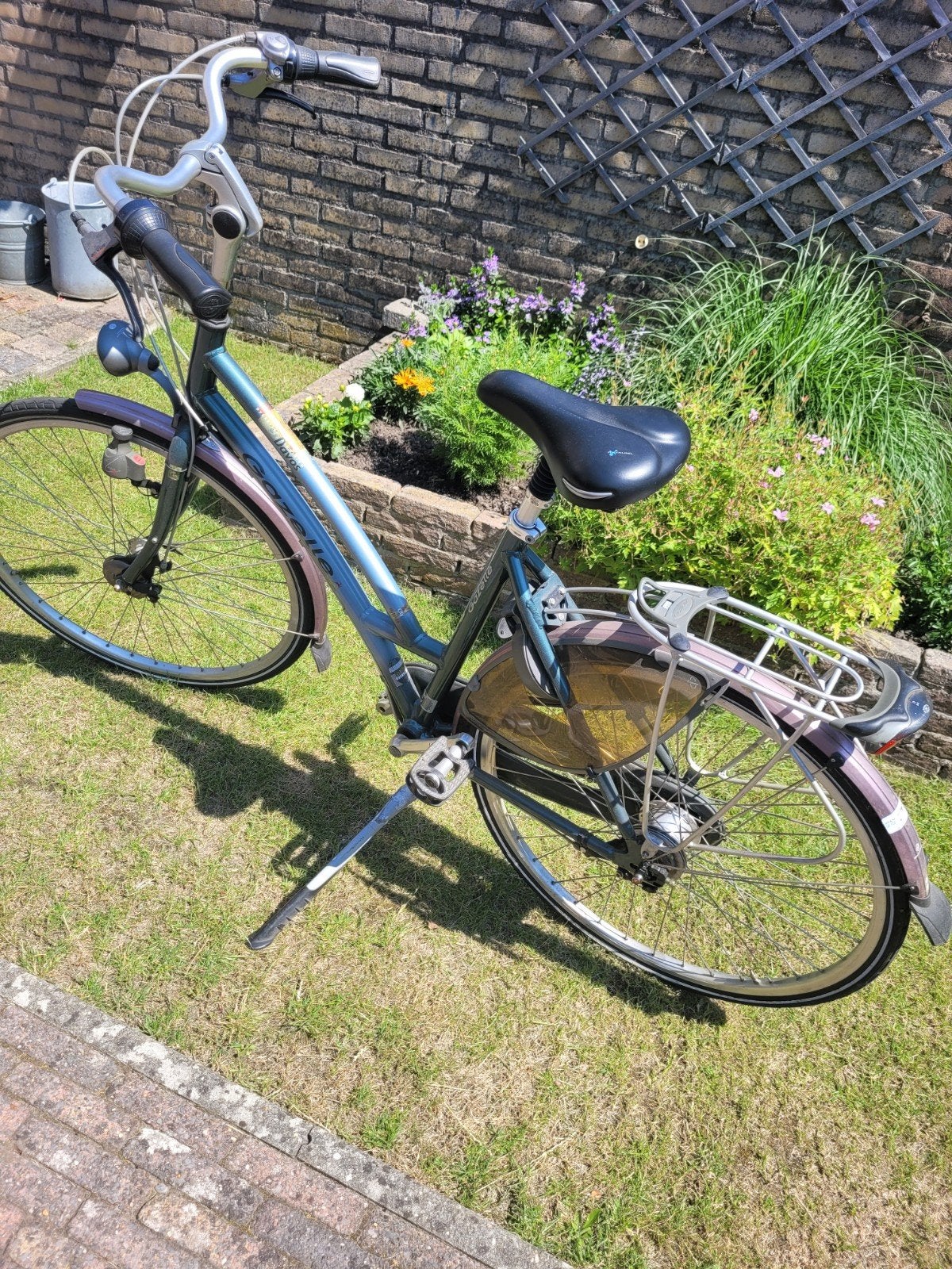 Gazelle Davos damesfiets, Fietsen en Brommers, Fietsen | Dames | Damesfietsen, Ophalen, Gebruikt, Gazelle, Versnellingen