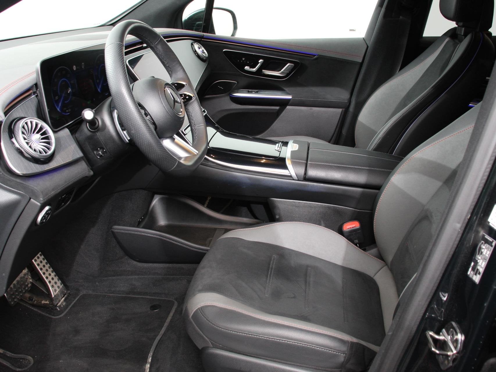 Mercedes-Benz EQE SUV 350 4Matic AMG Line 292pk Climate cont, Auto's, Automaat, Automatische klimaatregeling, Zwart, 570 min