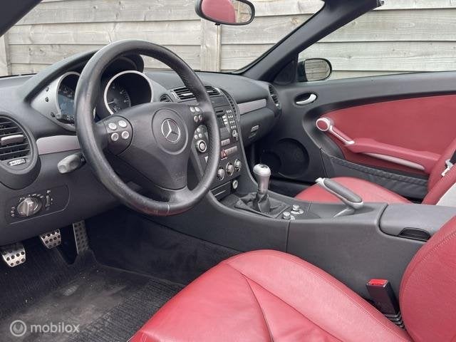 Mercedes SLK-klasse 200 K. Leder-Stoel-Nekverwarming, Auto's, Mercedes-Benz, Achterwielaandrijving, Gebruikt, 4 cilinders, Handgeschakeld