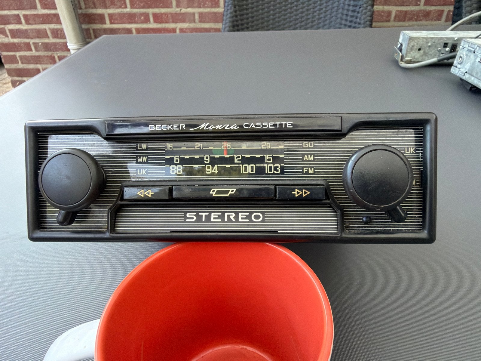 Becker Monza Cassette Autoradio, Auto diversen, Ophalen of Verzenden, Gebruikt