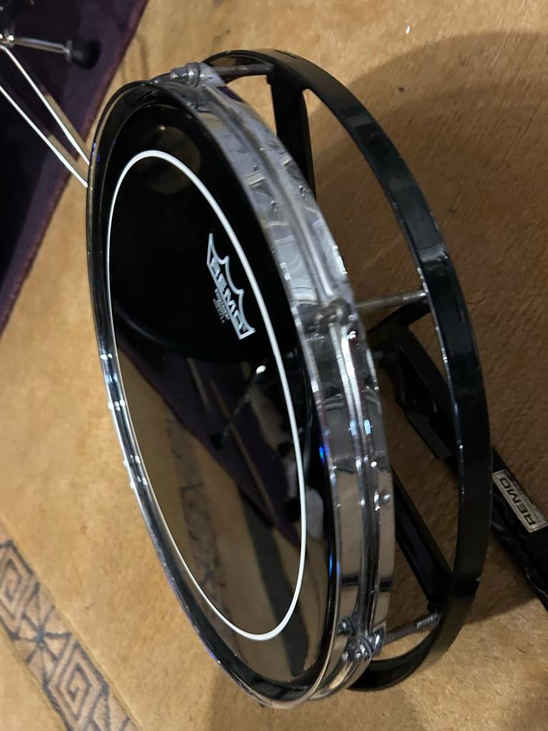 16” Remo Black Rototom (Ebony Pinstripe) - Zeldzaam Formaat, Usa, Drums of Percussie, Remo, Ophalen of Verzenden