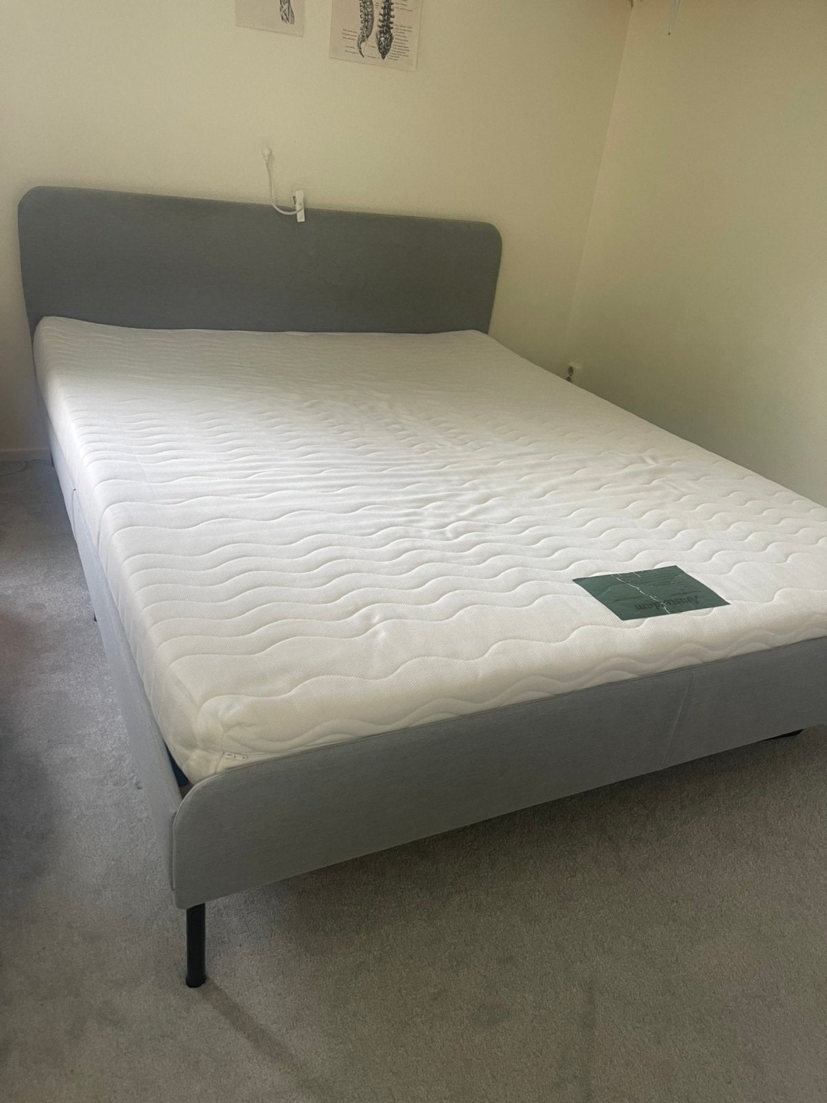 Ikea tweepersoons bed, Huis en Inrichting, Slaapkamer | Bedden, Gebruikt, Tweepersoons, Ophalen of Verzenden, 160 cm