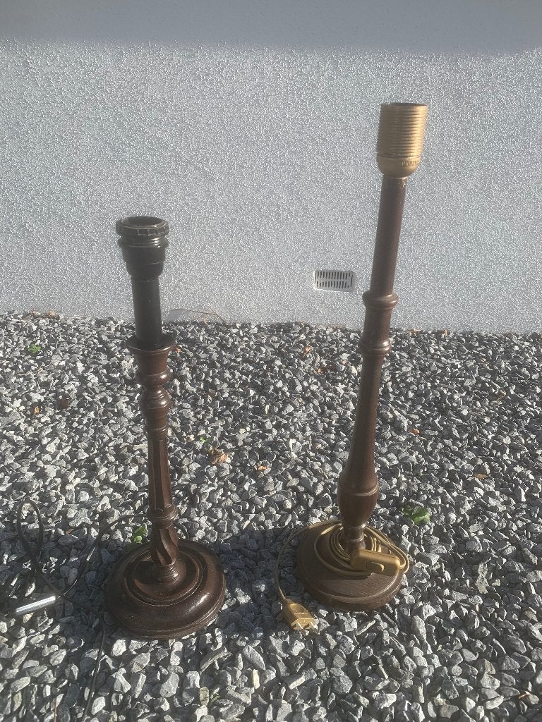 Tafelllamp, Huis en Inrichting, Ophalen, 57 cm, Gebruikt, E27 (groot)