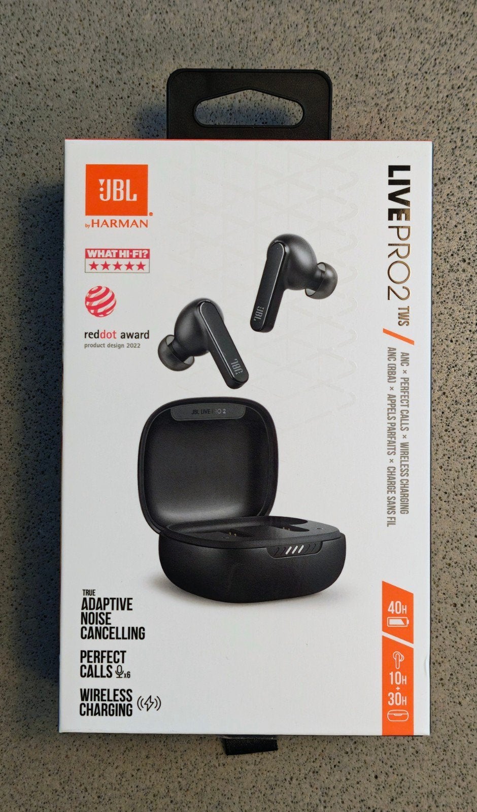 JBL Live Pro 2 TWS Draadloze In-ear Koptelefoon Zwart, In-ear, JBL, Zo goed als nieuw, Zwart