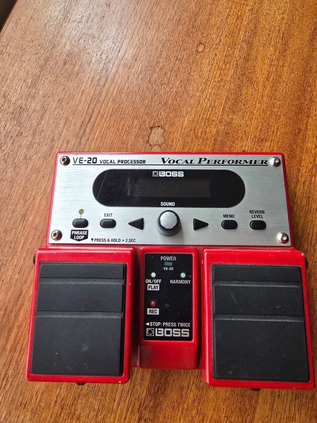 BOSS VE-20 Vocal Performer - Vocal Effectpedaal, Muziek en Instrumenten, Effecten, Ophalen of Verzenden, Gebruikt, Delay of Echo