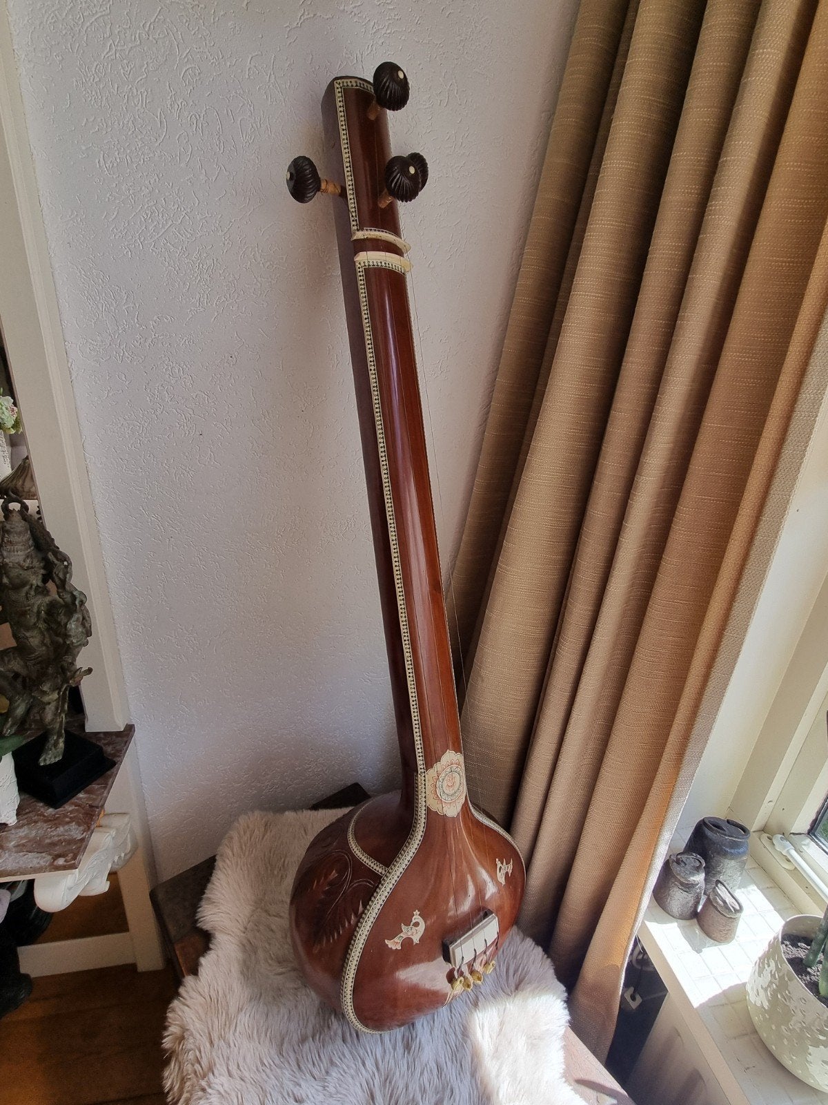 Indiase Tanpura (of Tambura, Ophalen, Gebruikt, Akoestisch