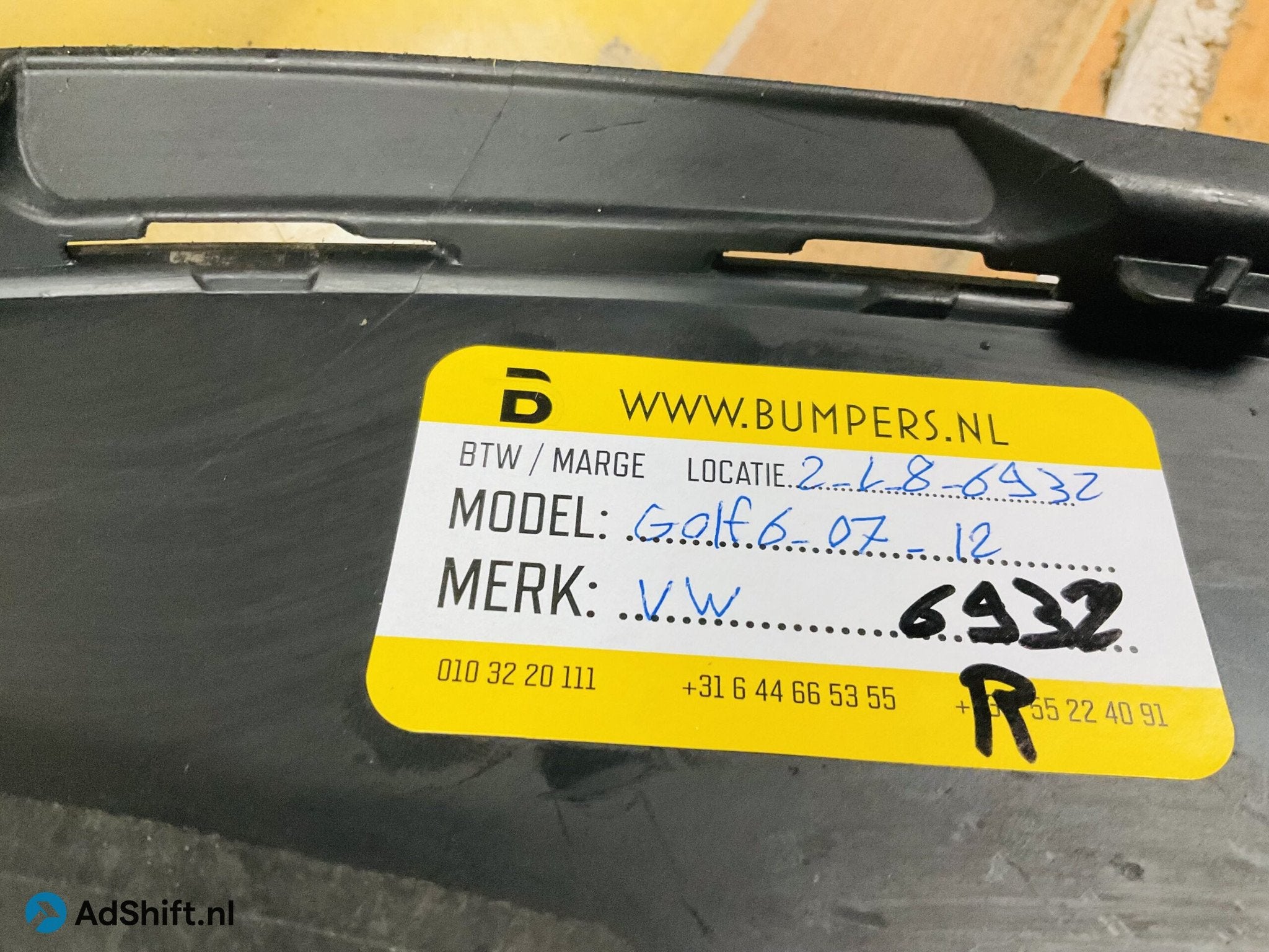Bumper Lip Volkswagen Golf 6 2007-2012 Bumper Strip 2-L8-693