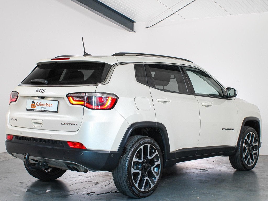 Jeep Compass 1.4 MultiAir Limited 4x4 Trekhaak, Stoel/Stuurv, Auto's, Automaat, 450 kg, Gebruikt, 4 cilinders