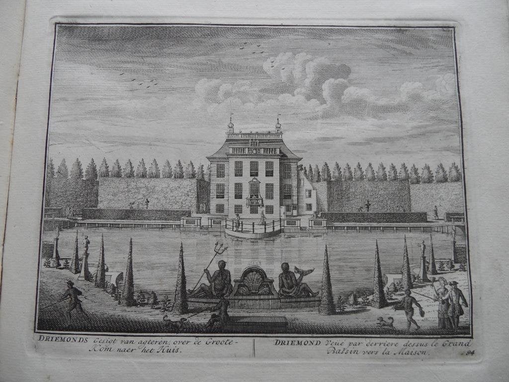 94 Driemond het Huis Kopergravure 1719, Ophalen of Verzenden