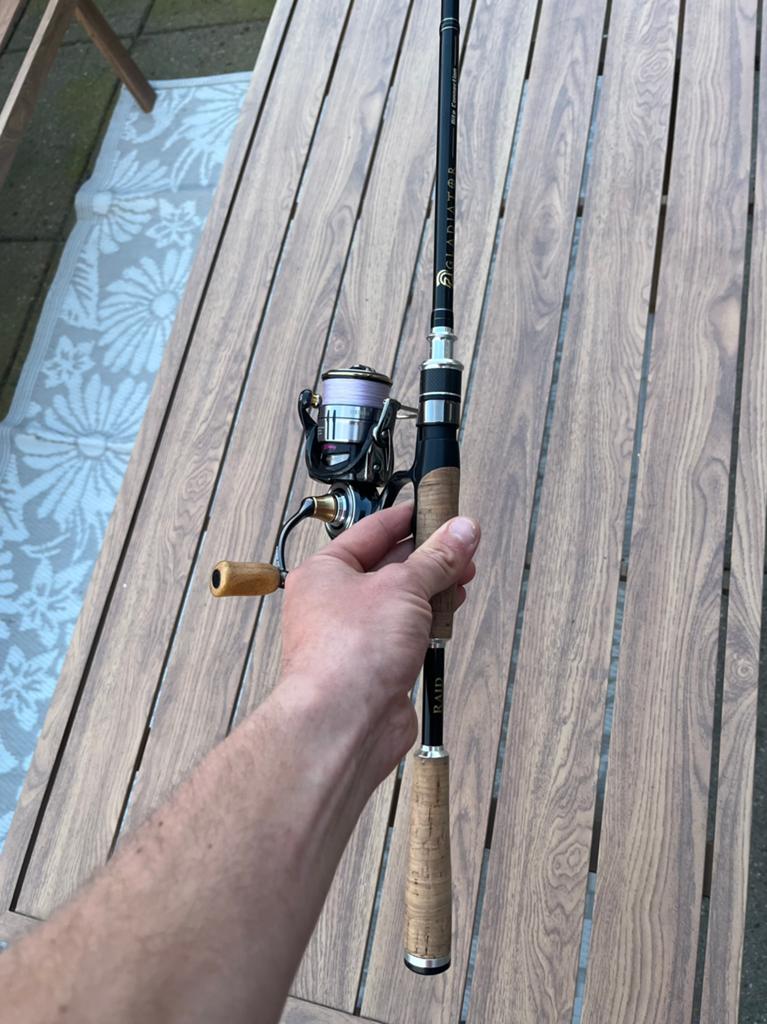 Raid japan bite connection met daiwa certate 19 LT2500S, Ophalen, Gebruikt