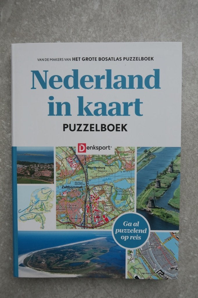 Nederland in kaart puzzelboek, Hobby en Vrije tijd, Denksport en Puzzels, Ophalen of Verzenden, Minder dan 500 stukjes, Nieuw