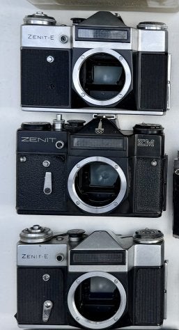 3x Zenit body's (ongecontroleerd) voor 17,50€, Audio, Tv en Foto, Ophalen of Verzenden, Compact, Overige Merken