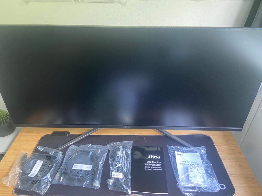 Monitor msi, Ophalen of Verzenden, Zo goed als nieuw, Quad HD (2K), Ultrawide