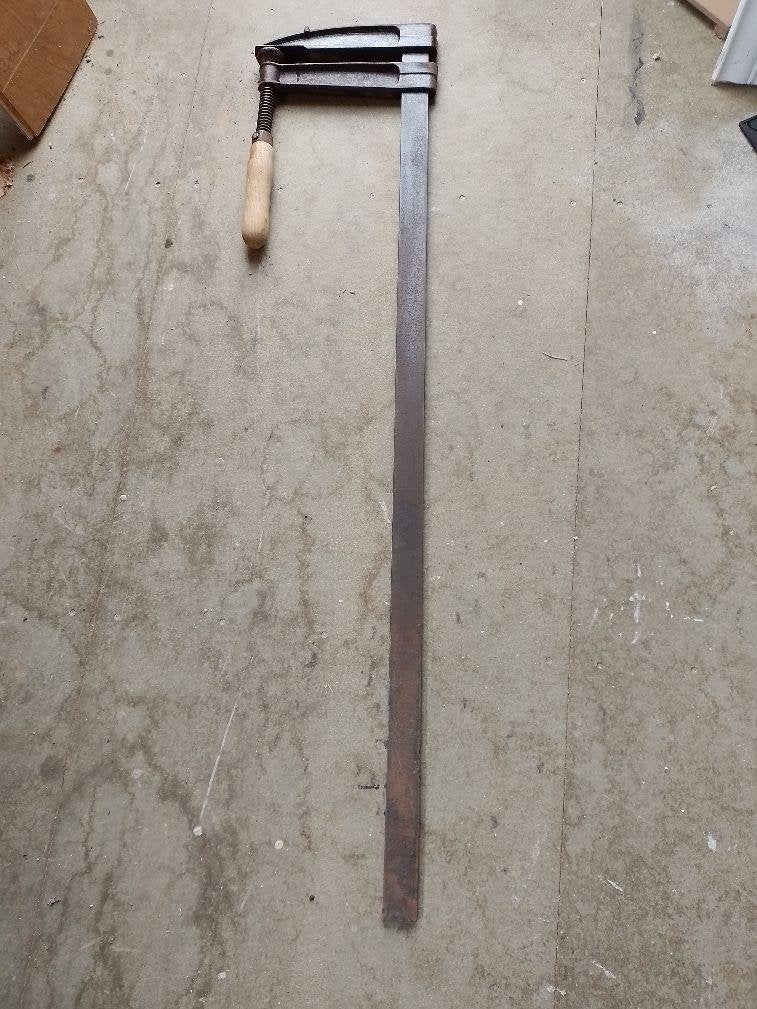 grote lijmklem ca. 120 cm zie foto, Ophalen, Gebruikt, Klem