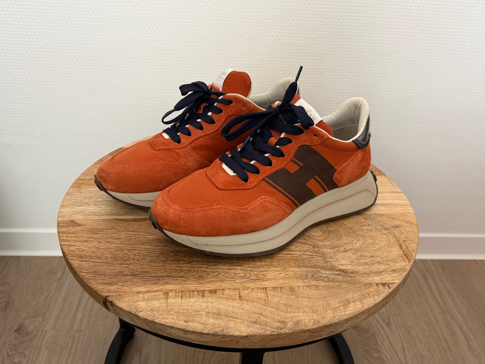 Hogan H-Stripes Sneakers Oranje Maat 39, Nieuw, Oranje, Ophalen of Verzenden, Sneakers of Gympen