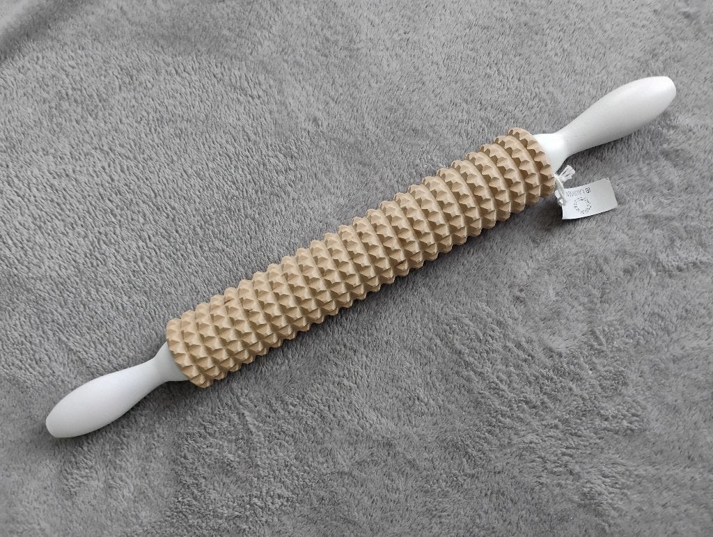 Scandinavische deegroller - Kruskavel - knäckebröd, Ophalen of Verzenden, Nieuw, Hout, Overige merken